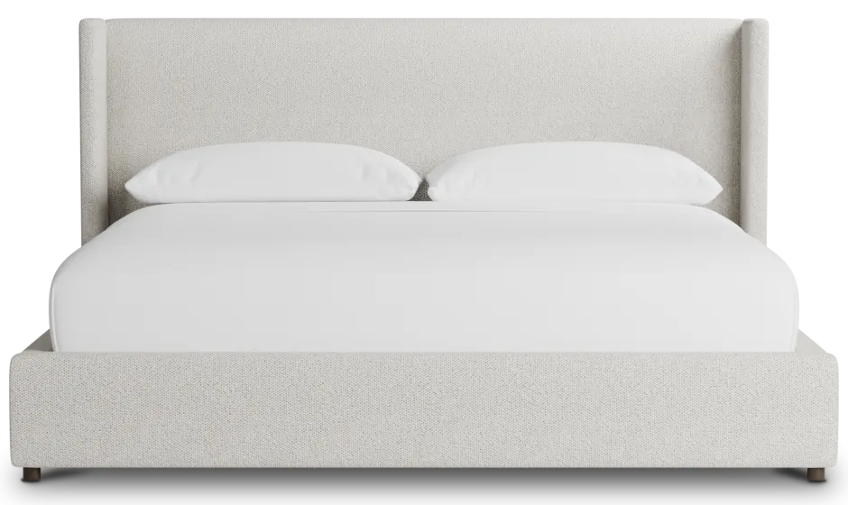 Captiva Gellar Beige 48" Upholstered Shelter Bed