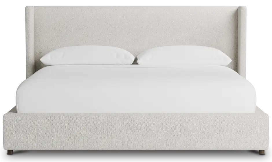 Captiva Gellar Beige 48" Upholstered Shelter Bed Captiva Gellar Beige 48" Upholstered Shelter Bed