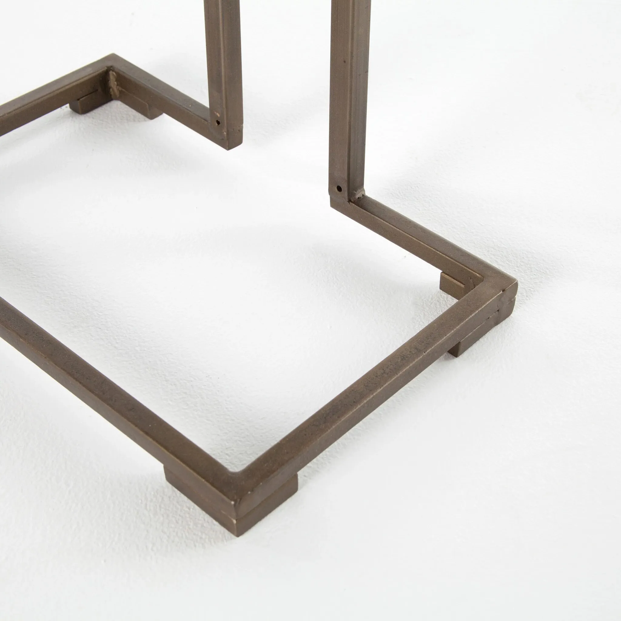 Four Hands Alli Brass C-side Table