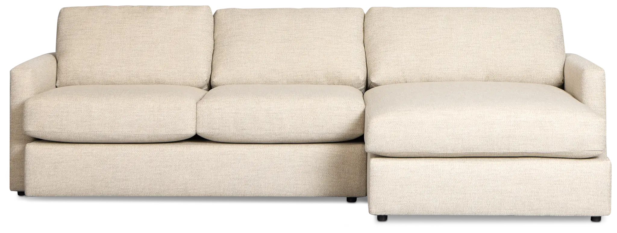 Maxwell Light Gray Fabric Right Chaise Sectional Maxwell Light Gray Fabric Right Chaise Sectional