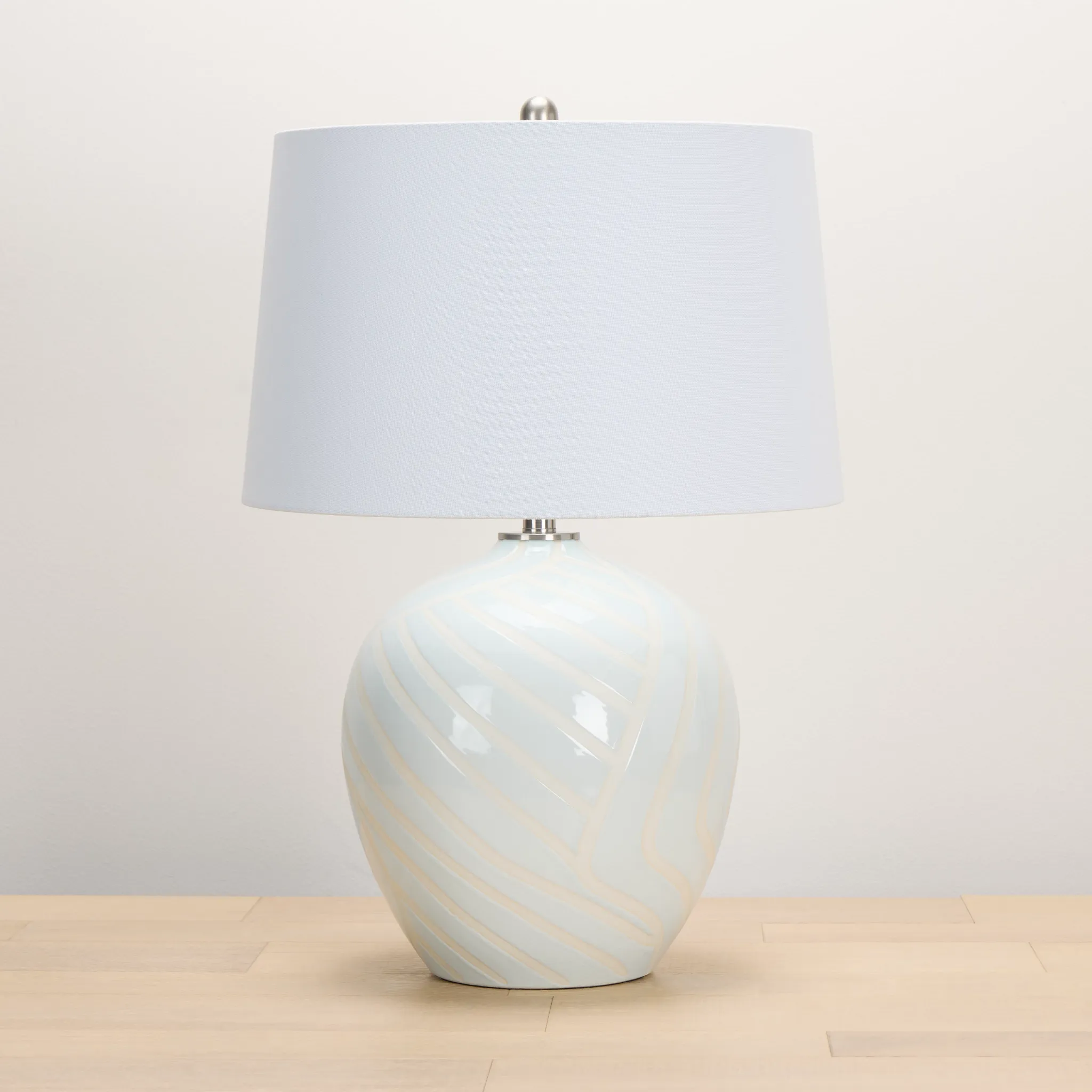 Mack Light Blue Table Lamp