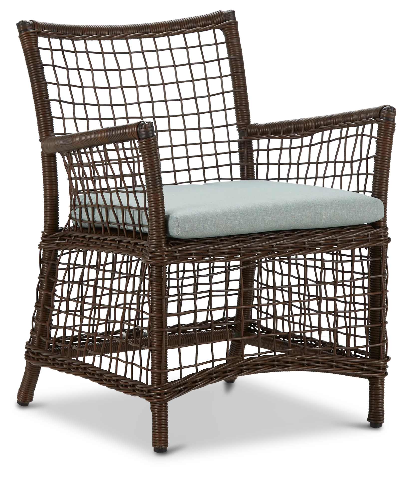 Southport Teal Woven Arm Chair