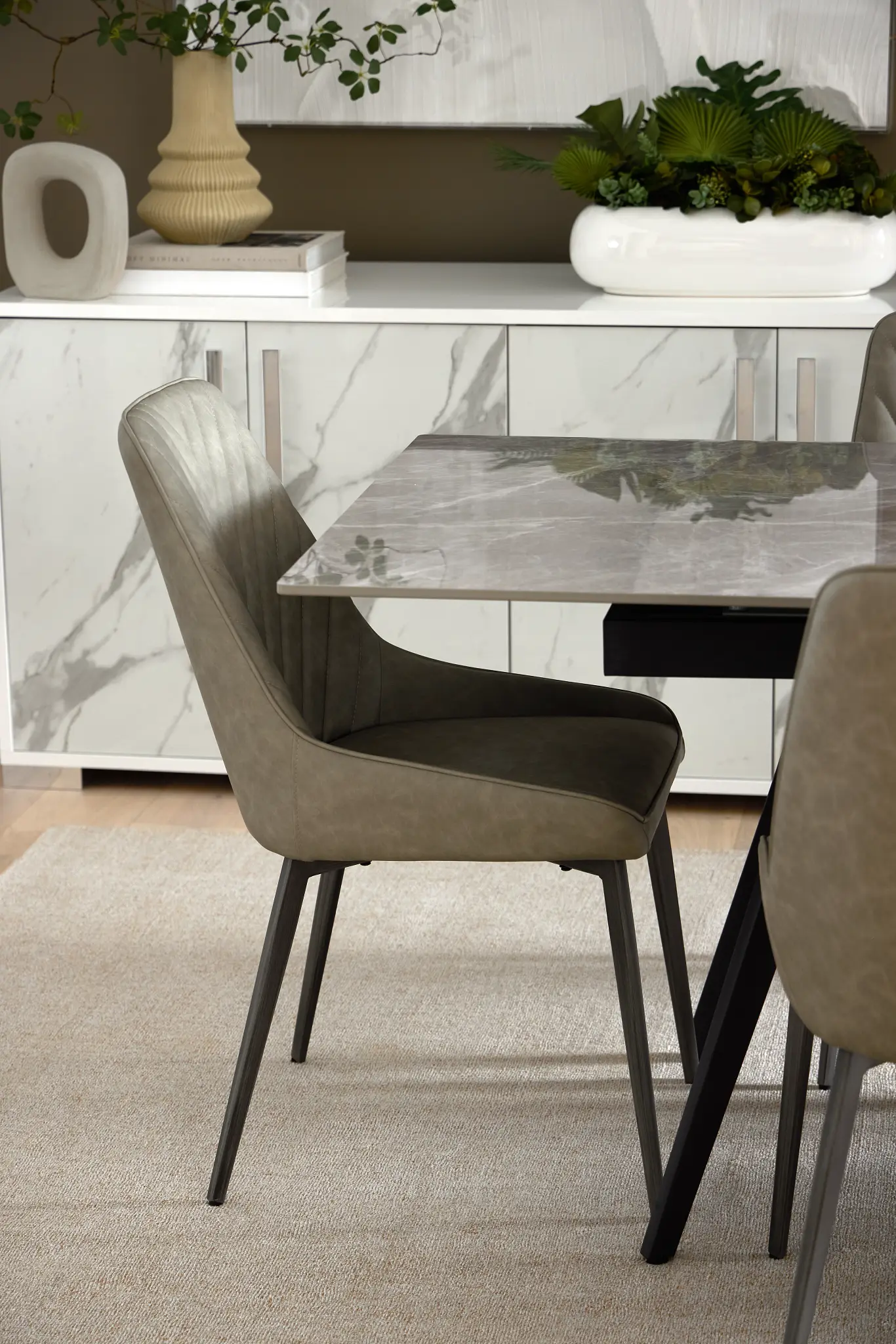 Maricopa Light Gray Upholstered Side Chair Maricopa Light Gray Upholstered Side Chair