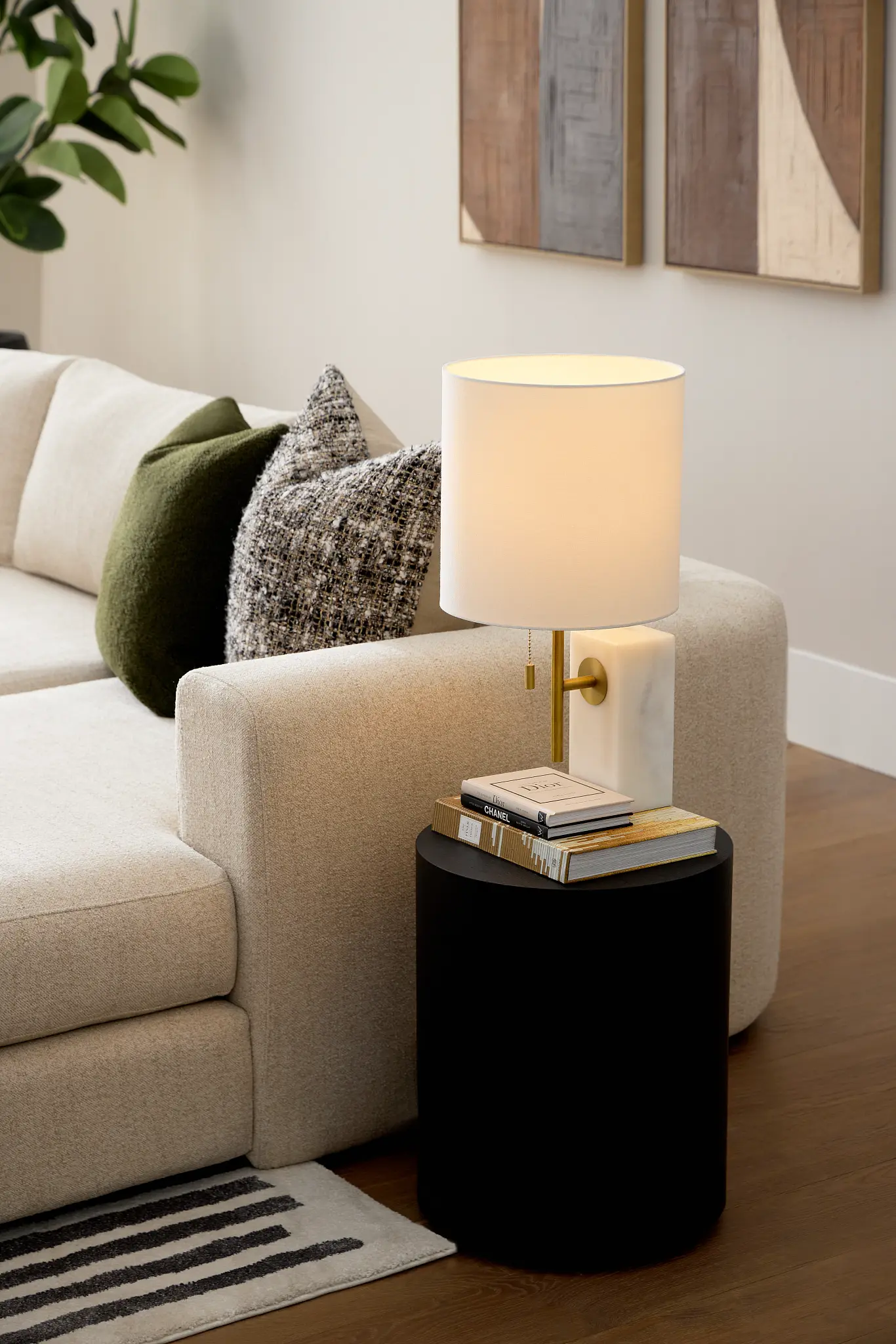 Lexie Dark Tone Round End Table Lexie Dark Tone Round End Table