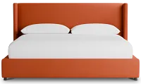 Captiva Joya Orange 48" Upholstered Shelter Bed