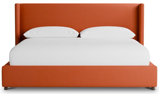 Captiva Joya Orange 48" Upholstered Shelter Bed