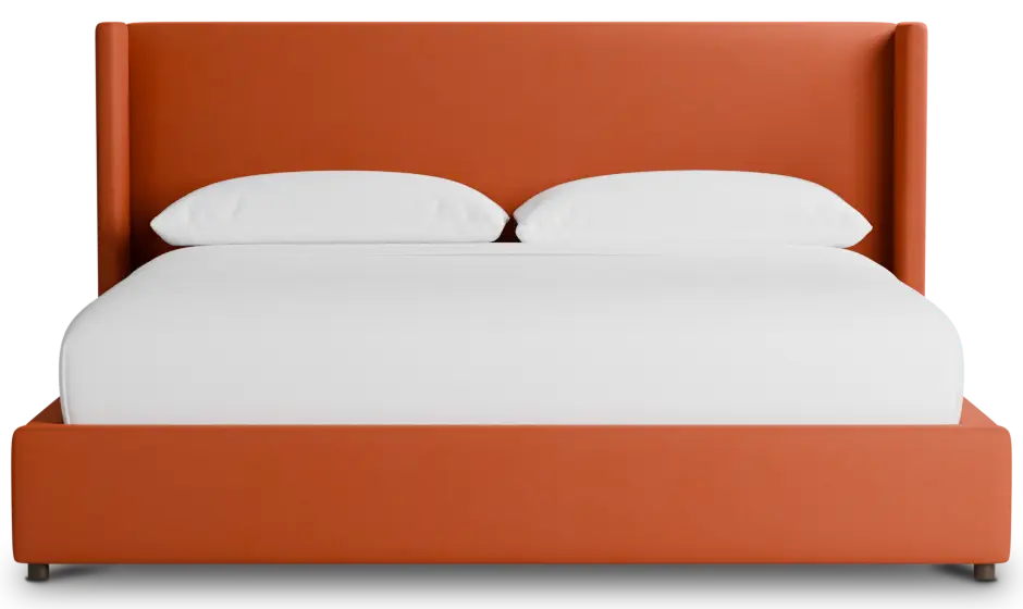 Captiva Joya Orange 48" Upholstered Shelter Bed Captiva Joya Orange 48" Upholstered Shelter Bed