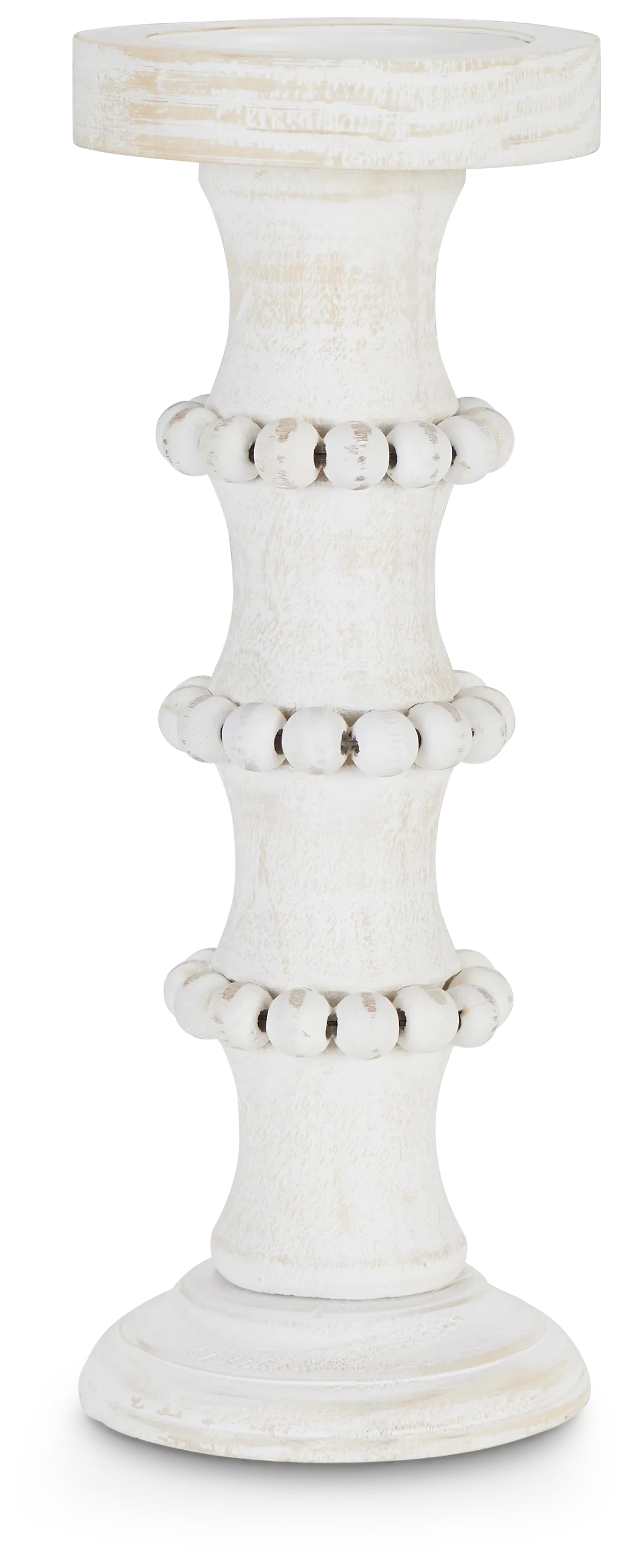 Brock White 13" Candle Holder