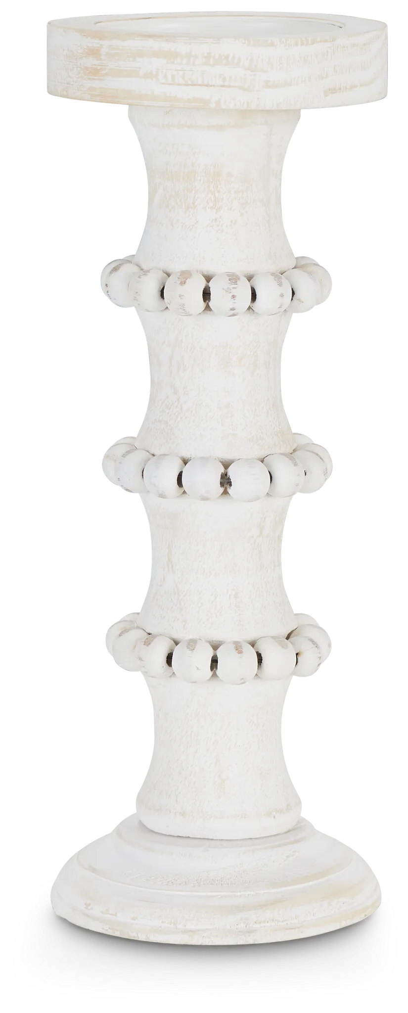 Brock White 13" Candle Holder