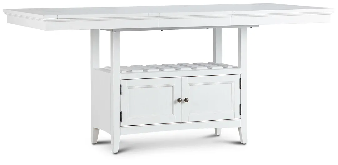 Heron Cove White High Dining Table