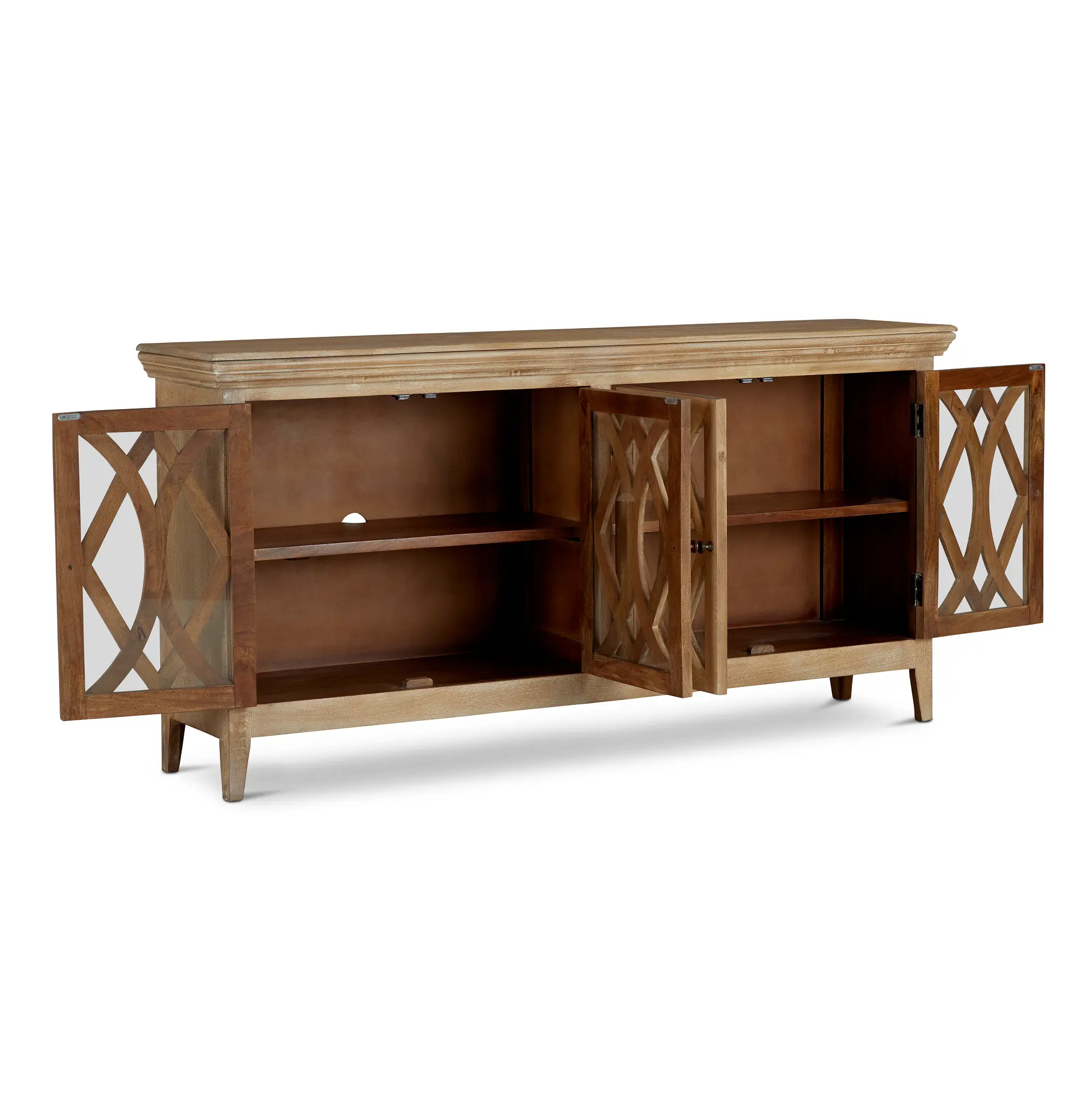 Elize Light Tone Credenza Elize Light Tone Credenza