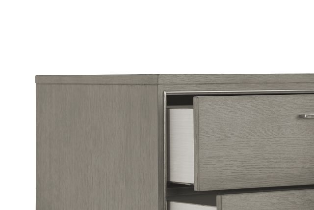 Highline Gray Drawer Cabinet