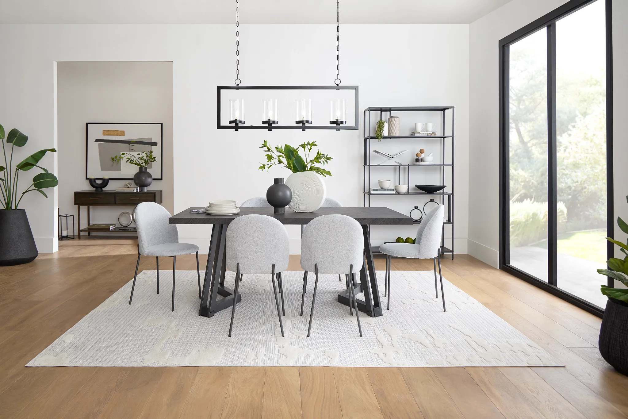 Brentwood Dark Tone Rectangular Table