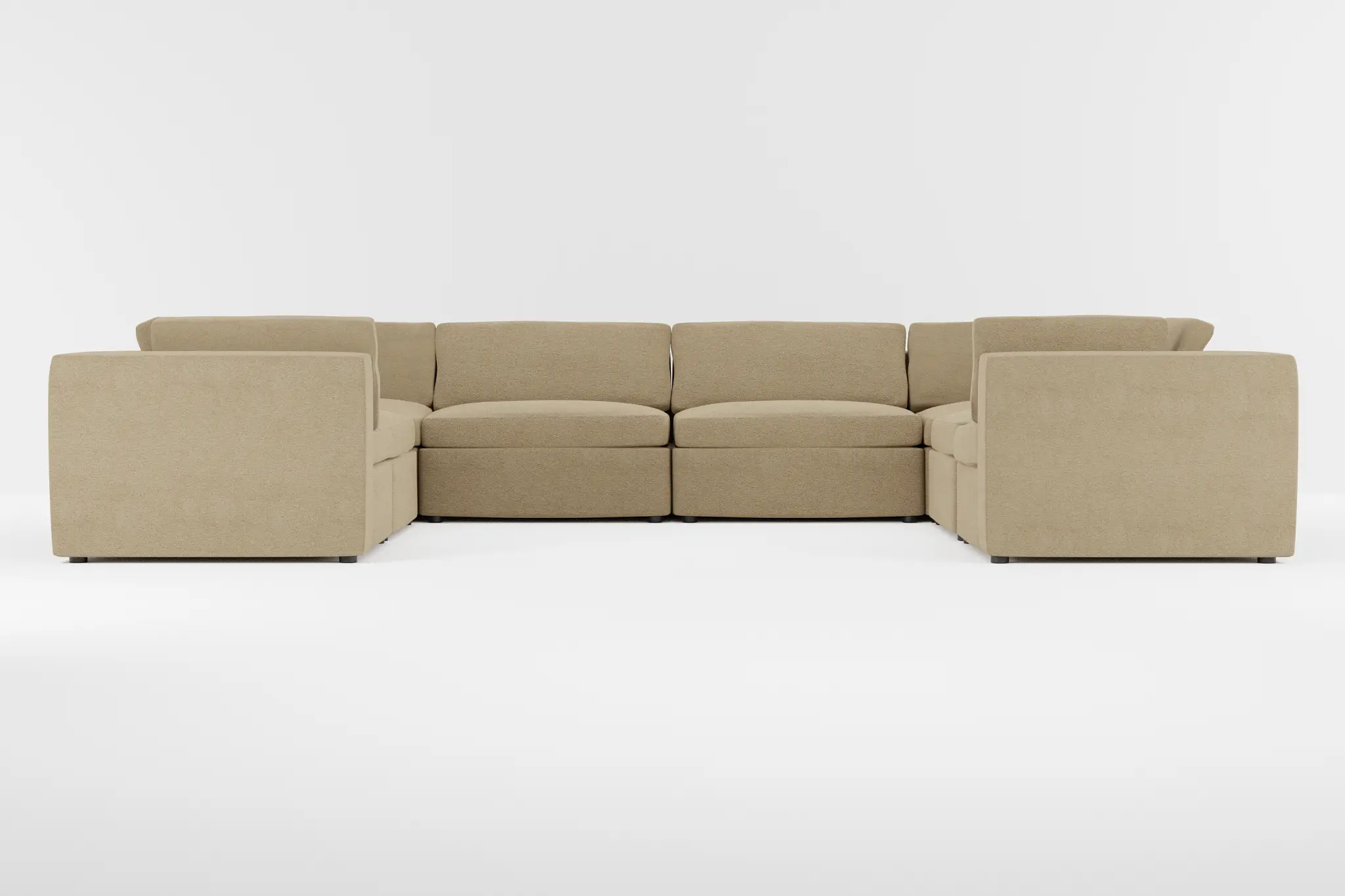 Destin Elite Taupe Fabric 8-piece Modular Sectional Destin Elite Taupe Fabric 8-piece Modular Sectional