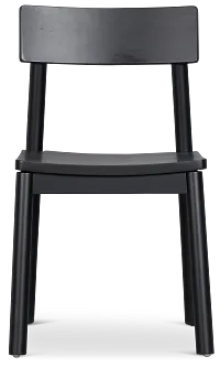 Highland Black Wood Side Chair