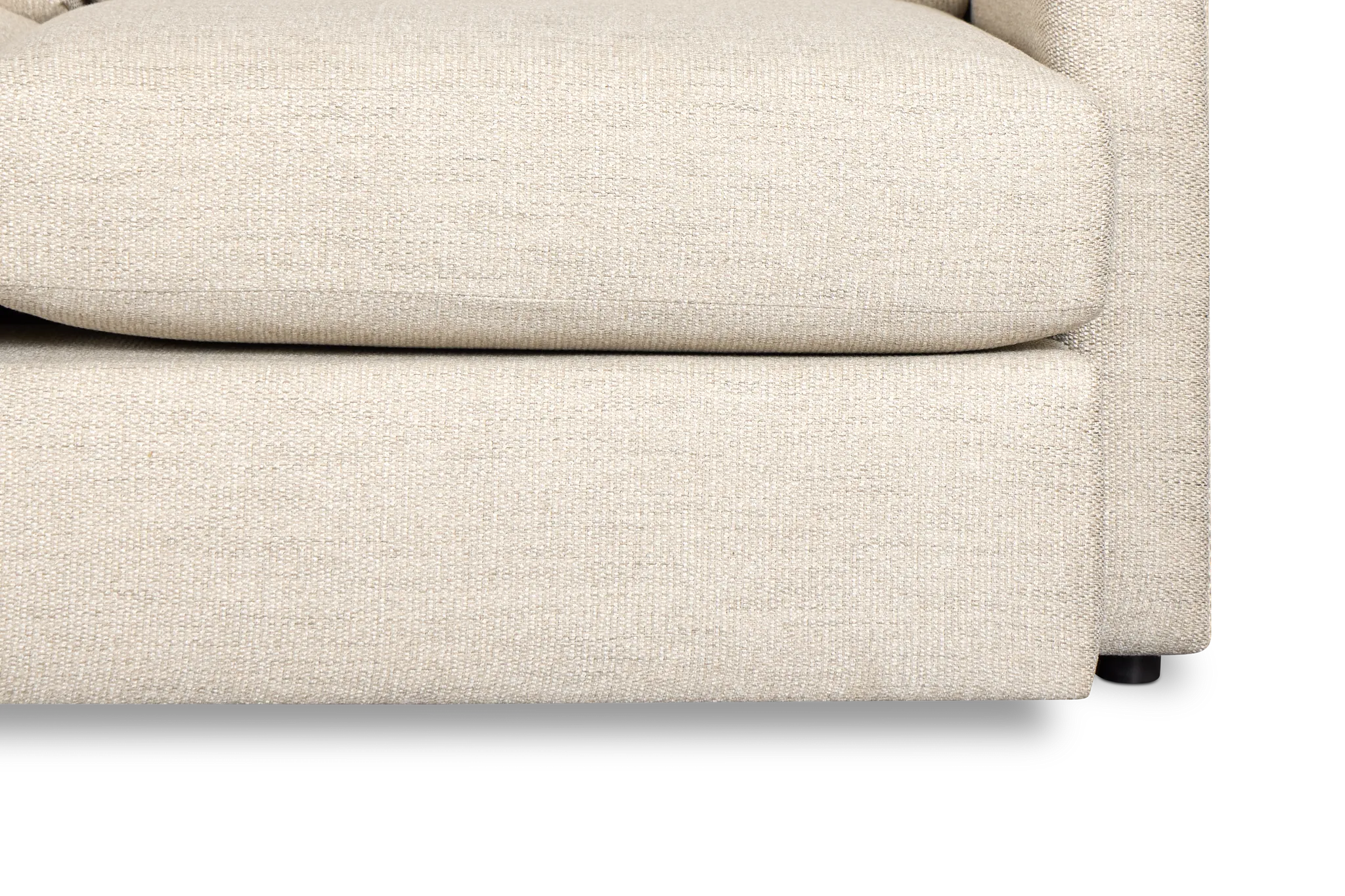 Maxwell Light Gray Fabric Loveseat