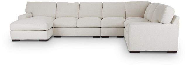 Veronica White Down Large Left Chaise Sectional