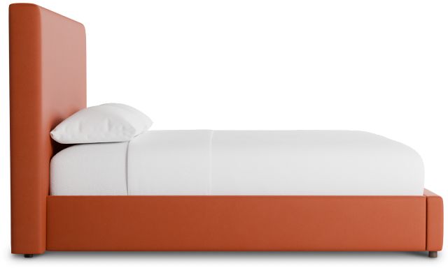 Grayton Joya Orange 54" Upholstered Platform Bed