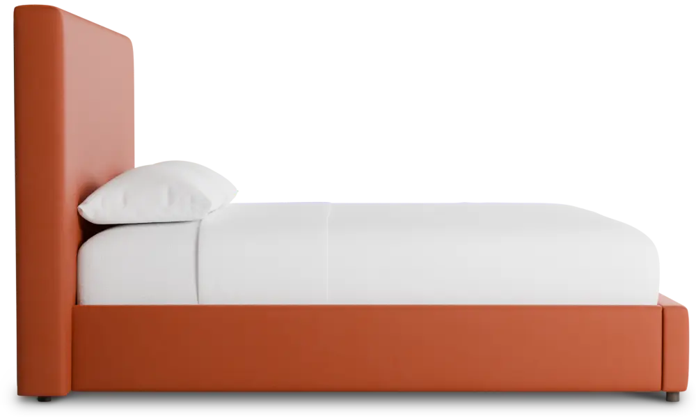 Grayton Joya Orange 54" Upholstered Platform Bed Grayton Joya Orange 54" Upholstered Platform Bed