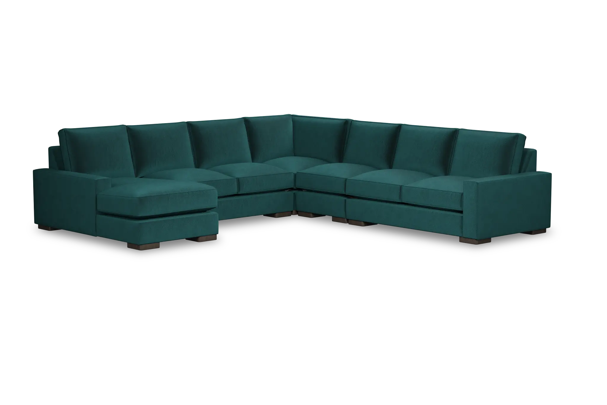 Edgewater Joya Teal Large Left Chaise Sectional Edgewater Joya Teal Large Left Chaise Sectional