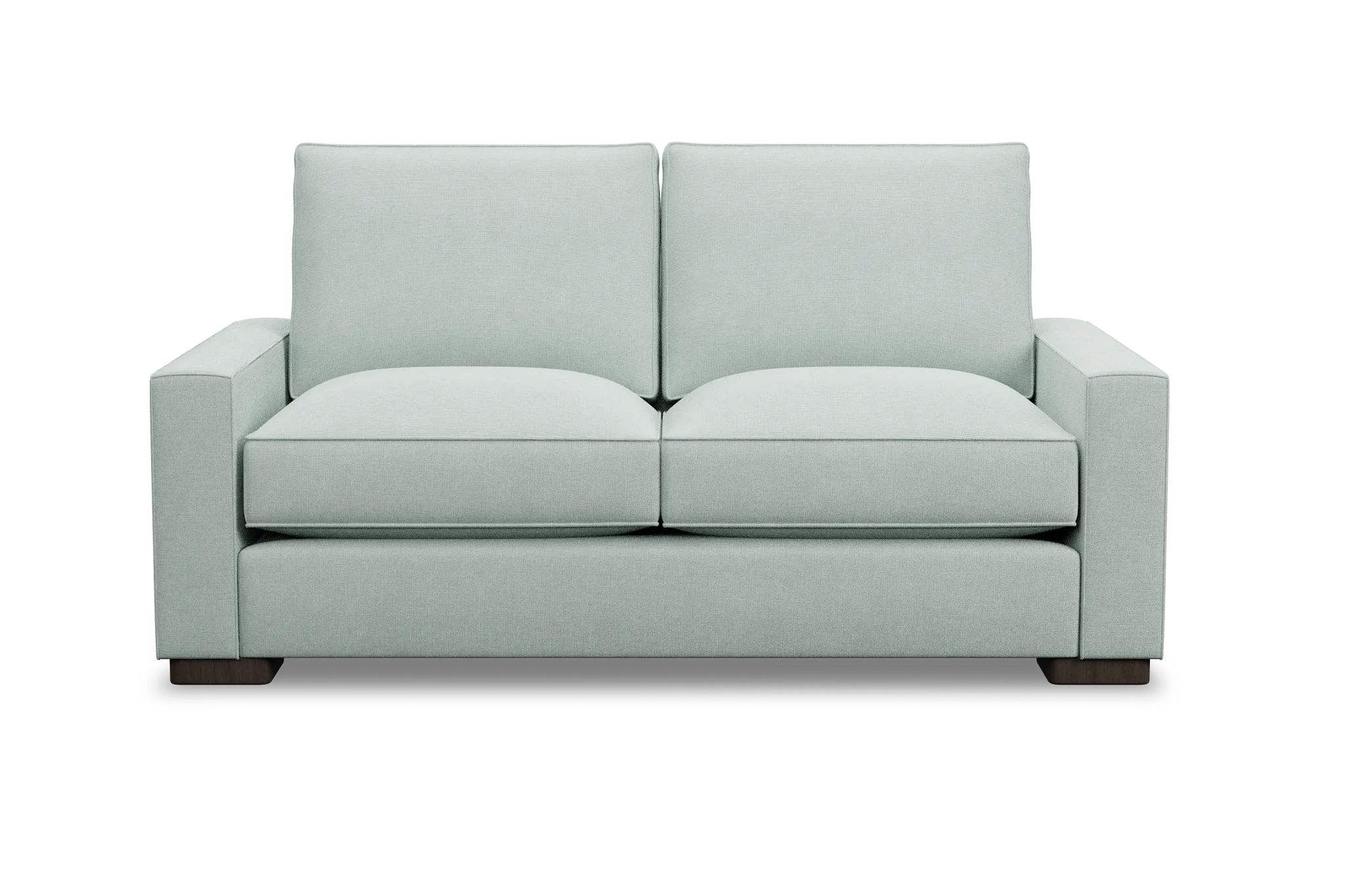 Edgewater Suave Light Green Loveseat