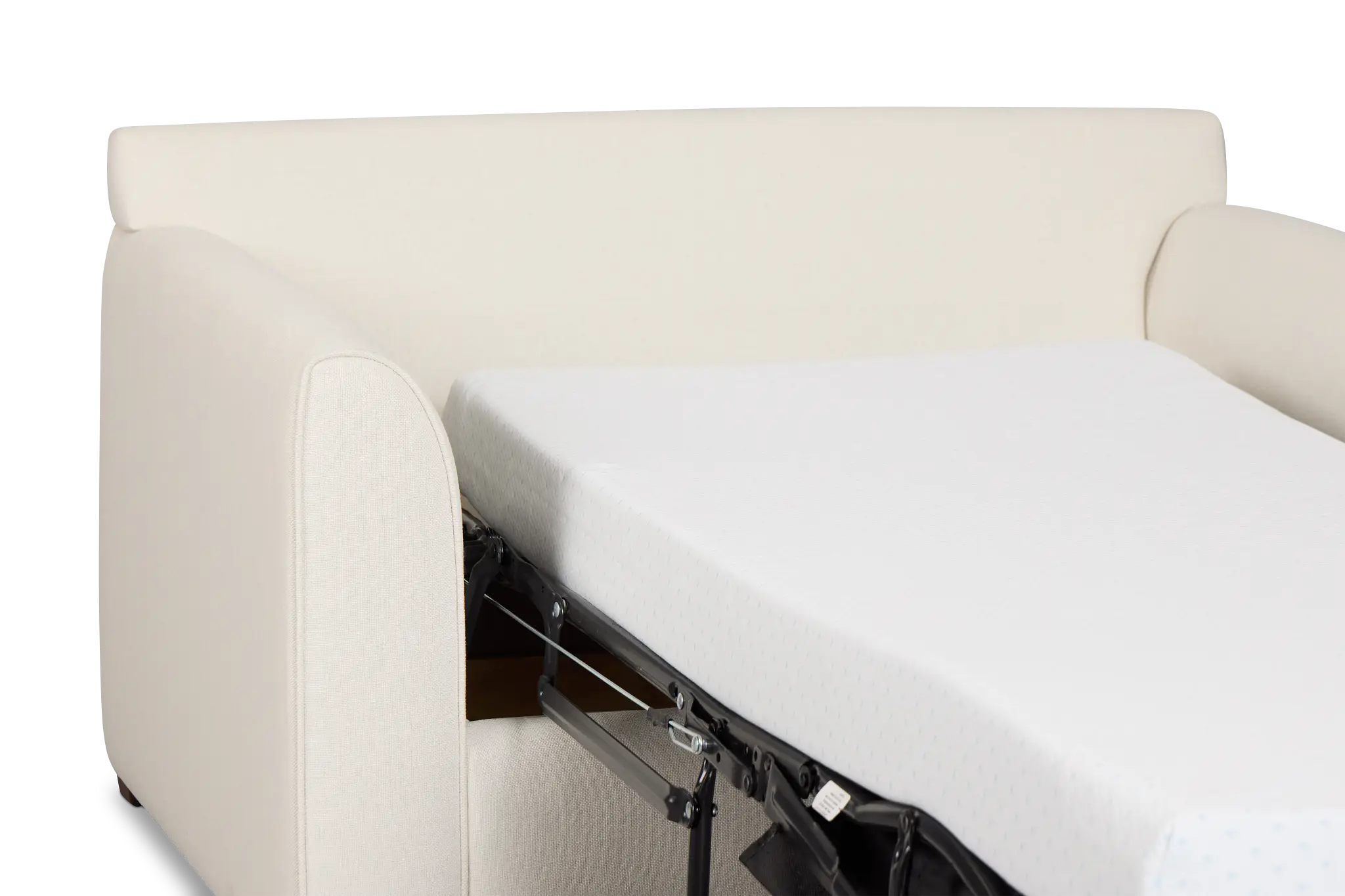 Tate Light Beige Fabric Memory Foam Sleeper Tate Light Beige Fabric Memory Foam Sleeper