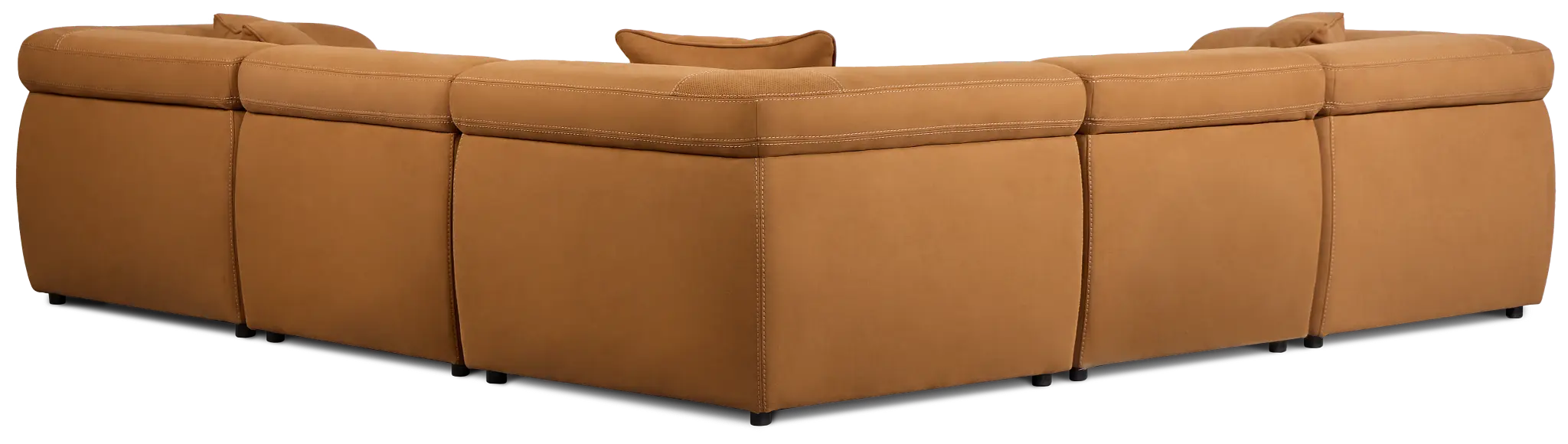 Aria Medium Brown Micro 5-piece Modular Sectional Aria Medium Brown Micro 5-piece Modular Sectional