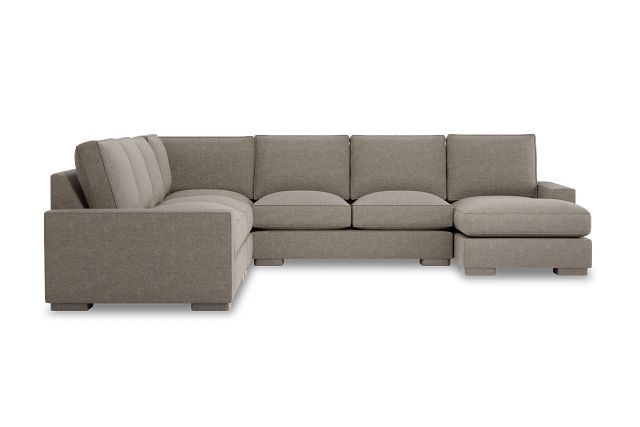 Edgewater Elite Brown Large Right Chaise Sectional