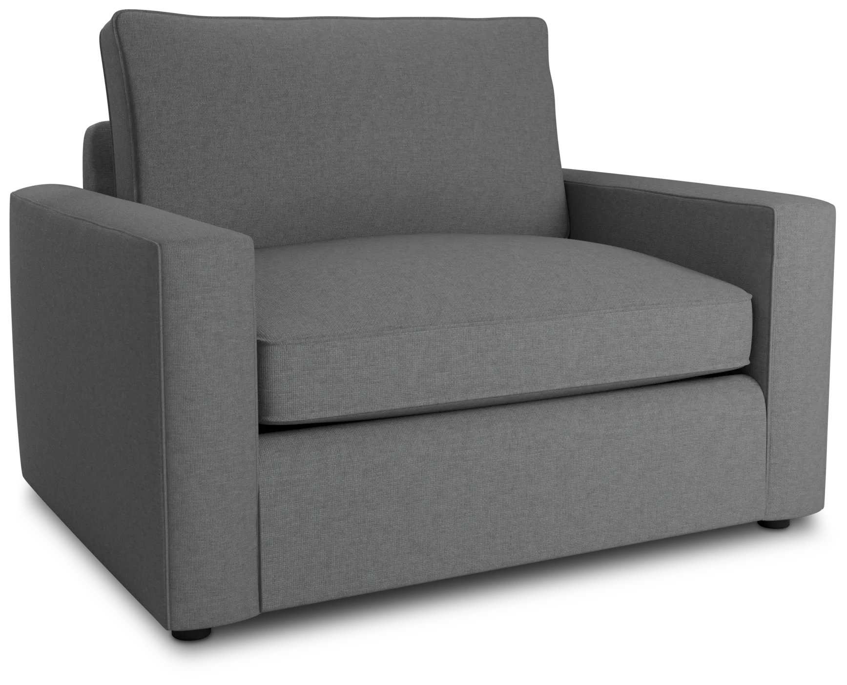 Siesta Suave Gray Fabric Cooling Memory Foam Sleeper