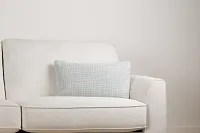 Sutt Light Blue Lumbar Accent Pillow