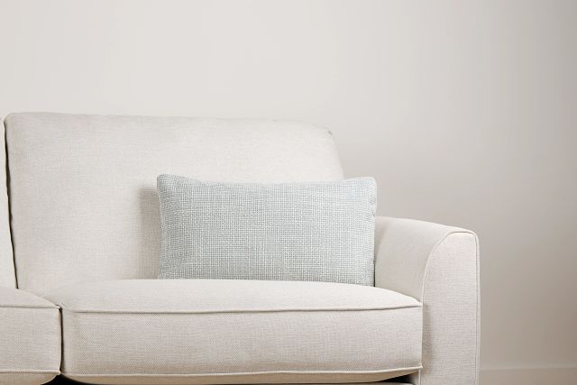 Sutt Light Blue Lumbar Accent Pillow