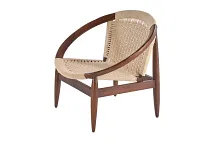 Caspy Mid Tone Woven Accent Chair