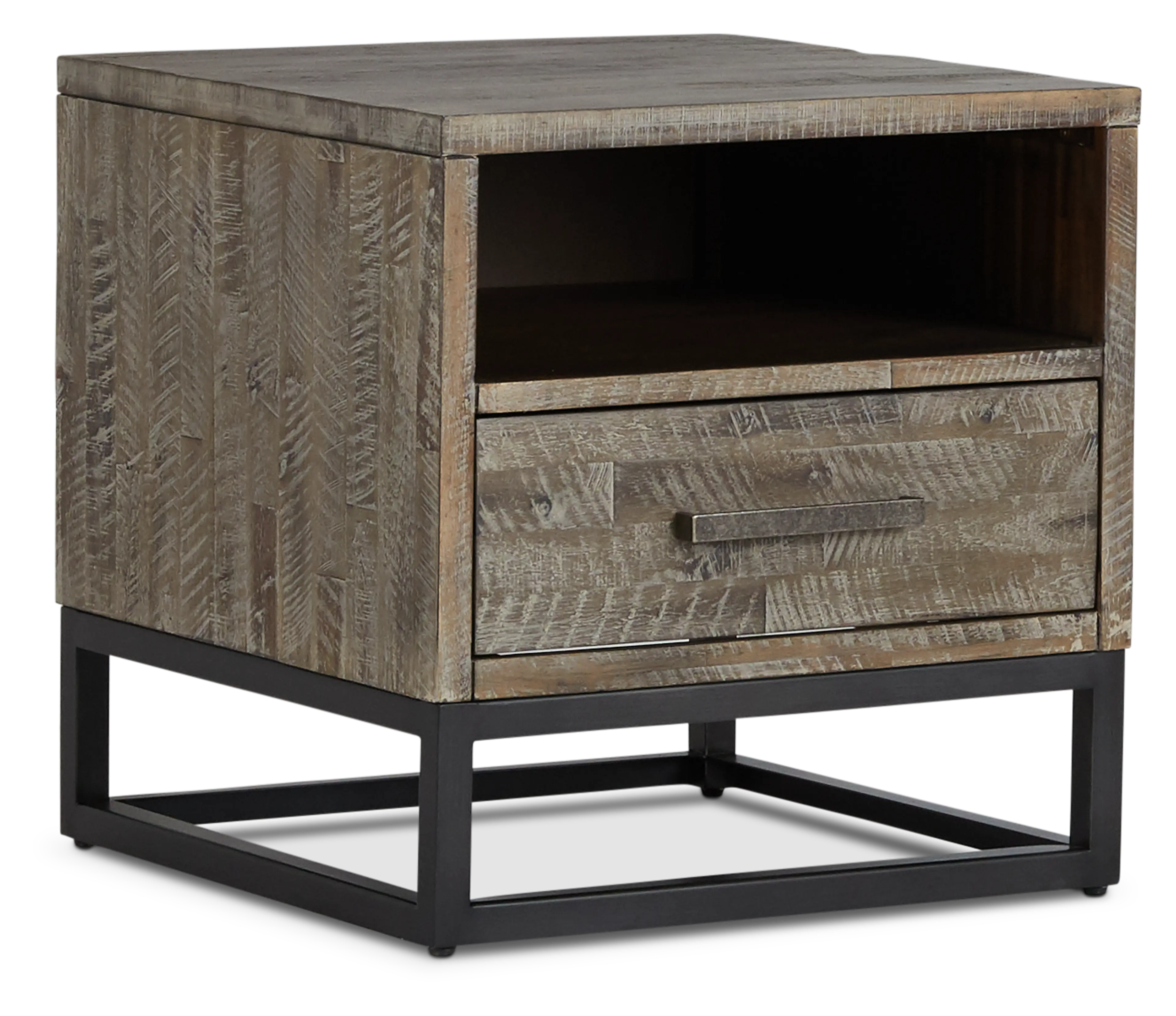Hayes Light Gray End Table Hayes Light Gray End Table