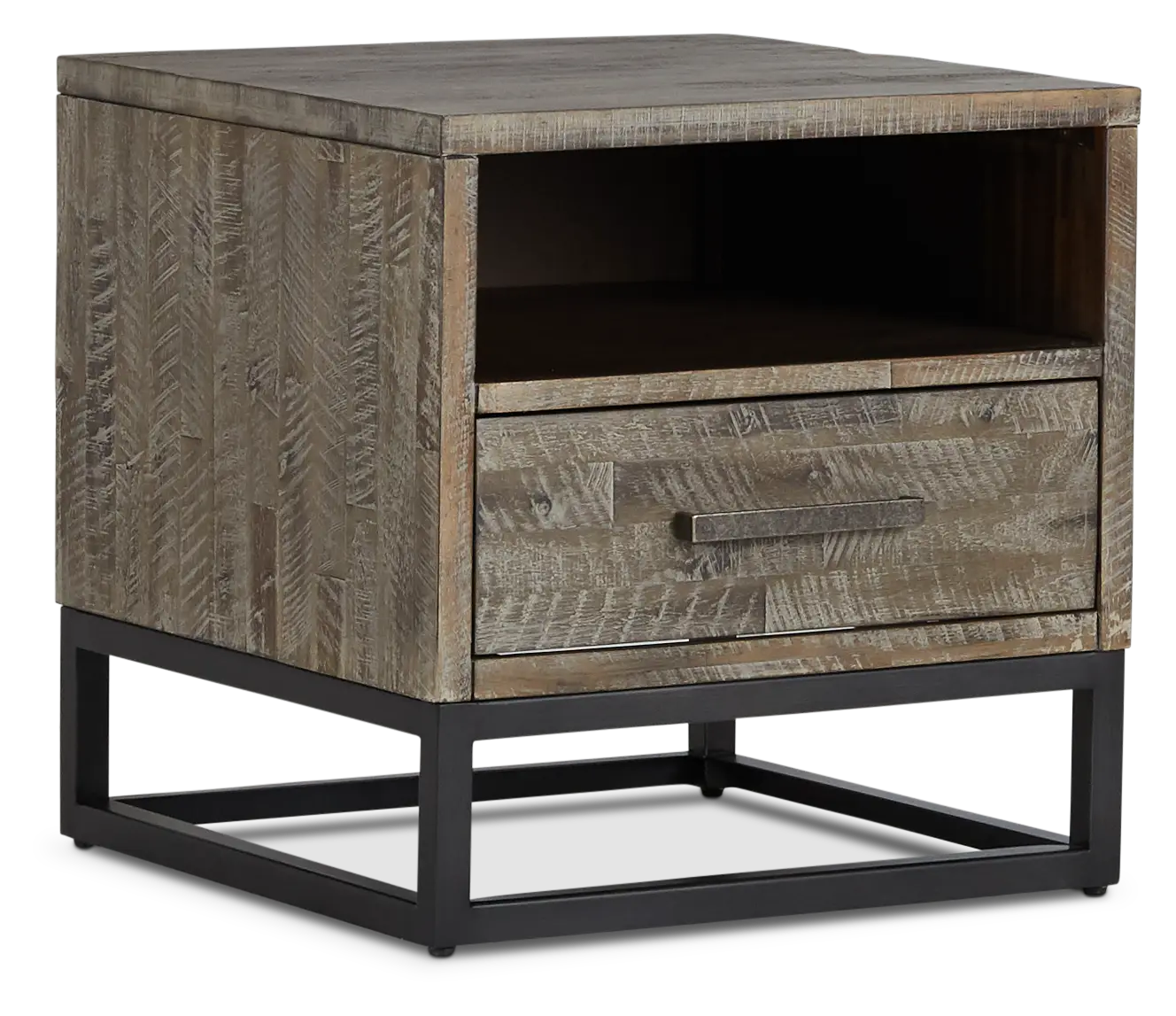 Hayes Light Gray End Table Hayes Light Gray End Table