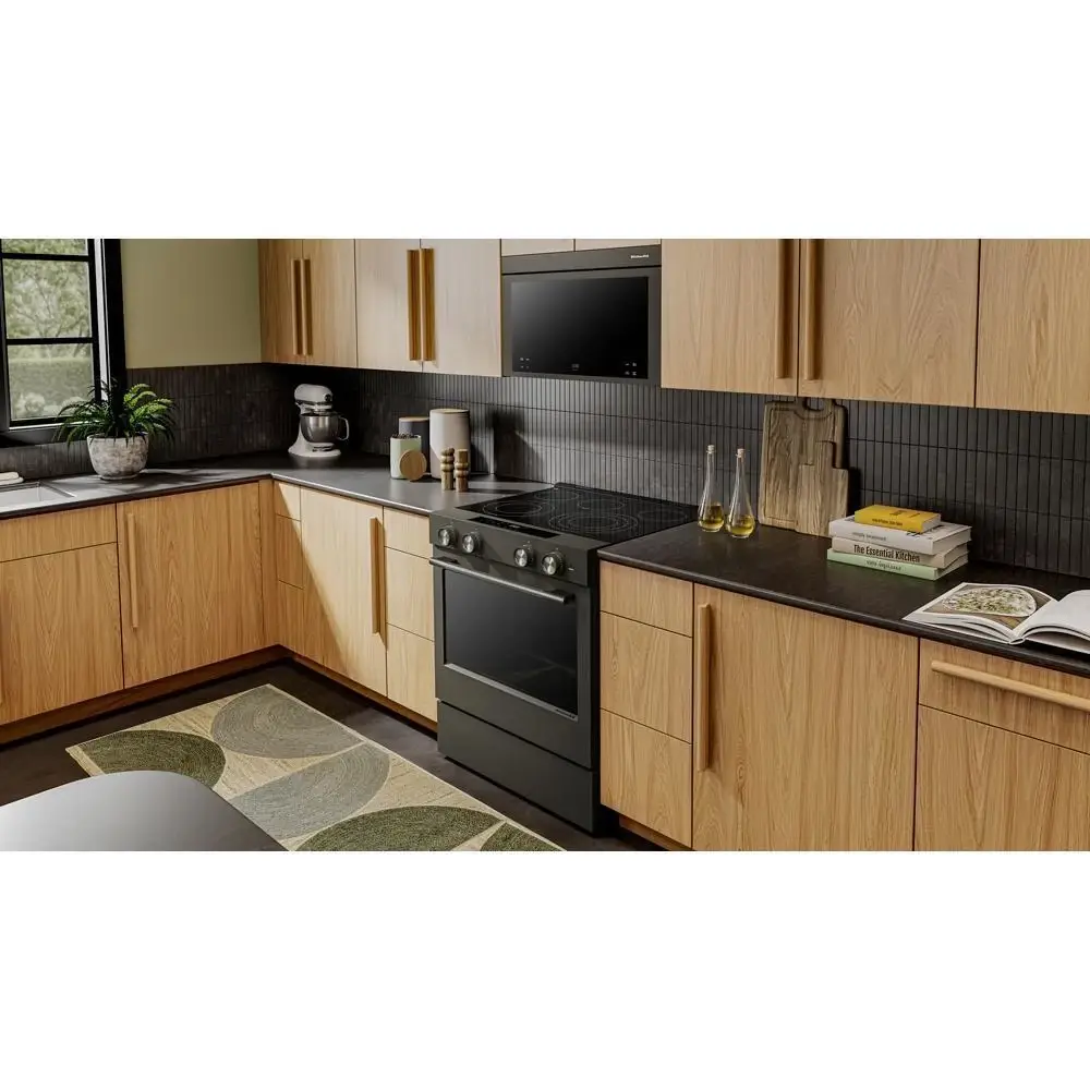 Kitchenaid 530 Series Black Electric Range Kitchenaid 530 Series Black Electric Range