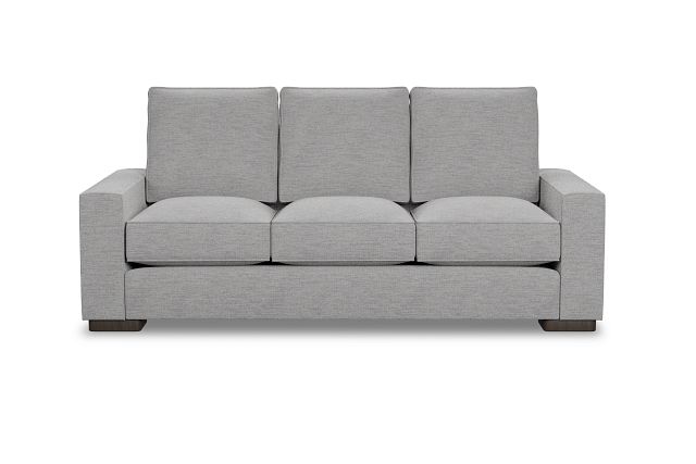 Edgewater Maguire Gray 84" Sofa W/ 3 Cushions