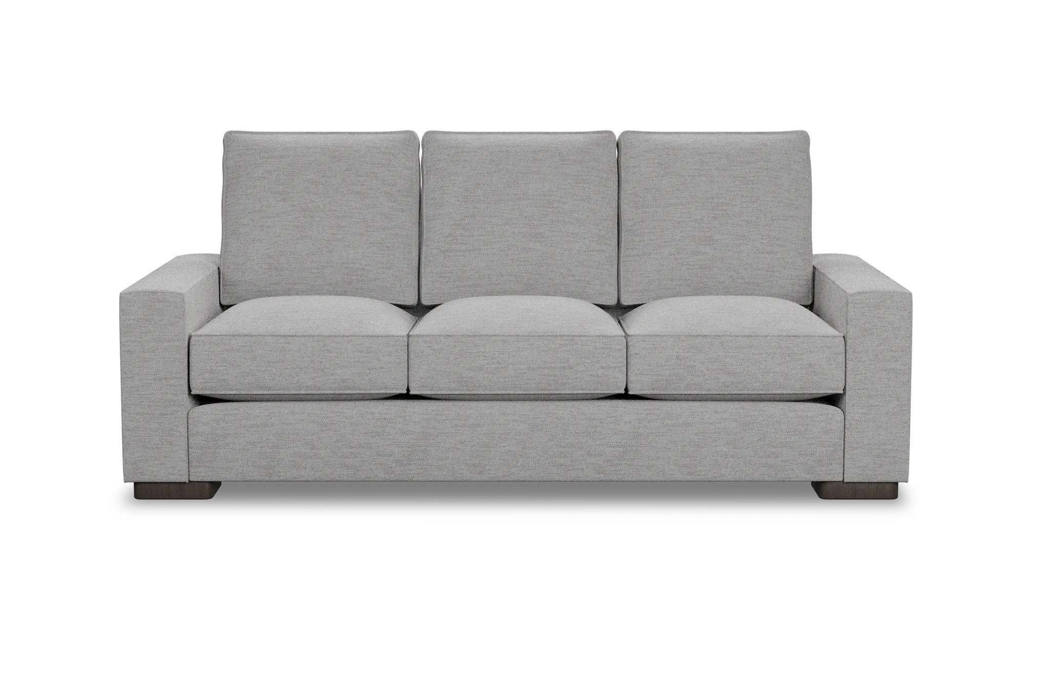 Edgewater Maguire Gray 84" Sofa W/ 3 Cushions