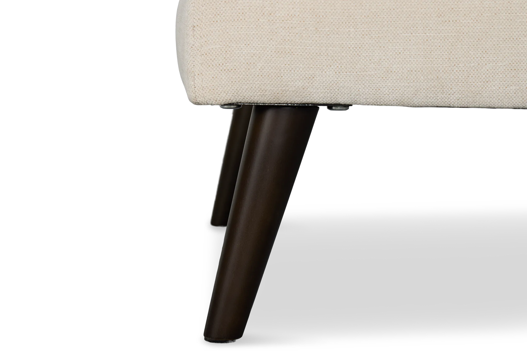 Indie Beige Fabric Ottoman