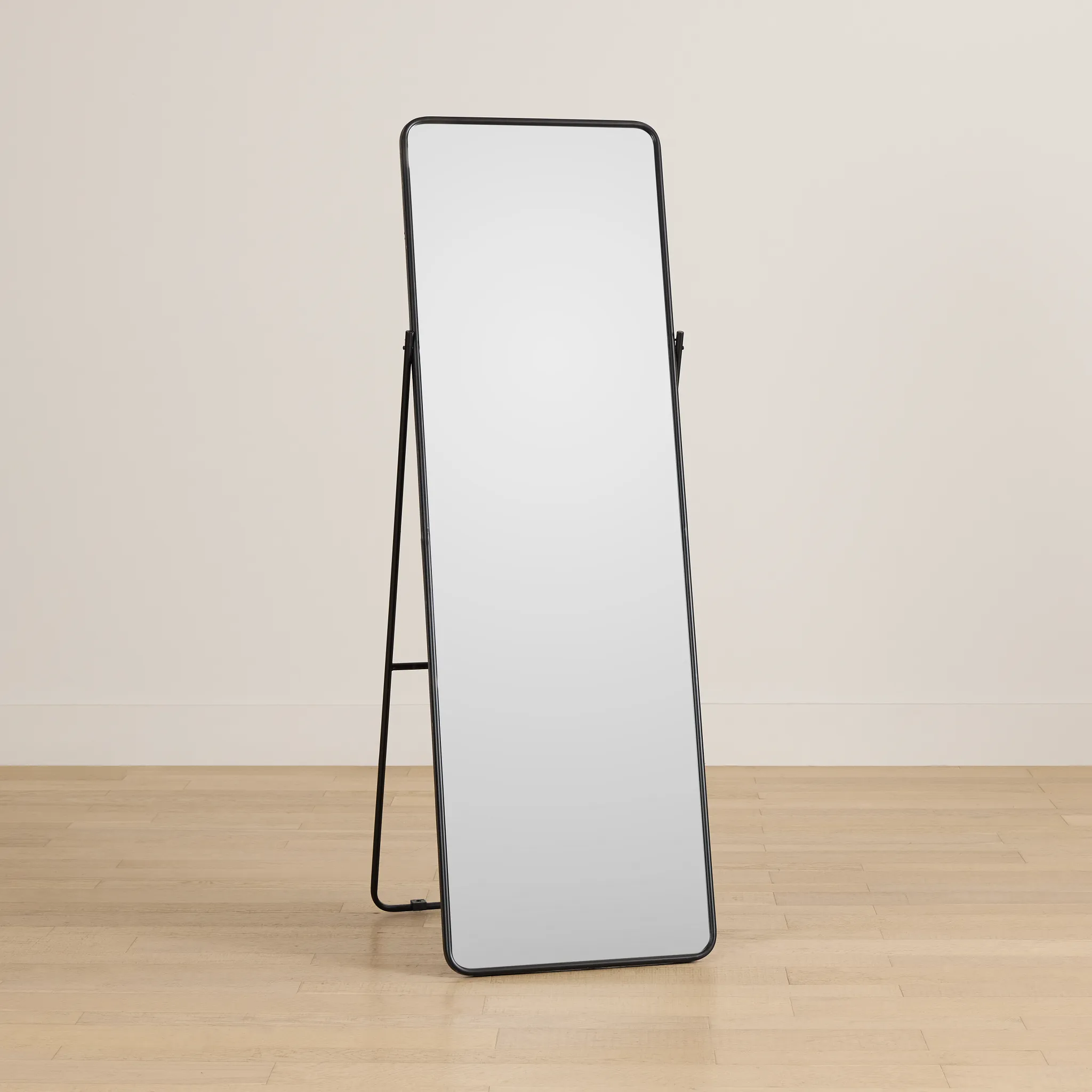 Sumi Black Floor Mirror
