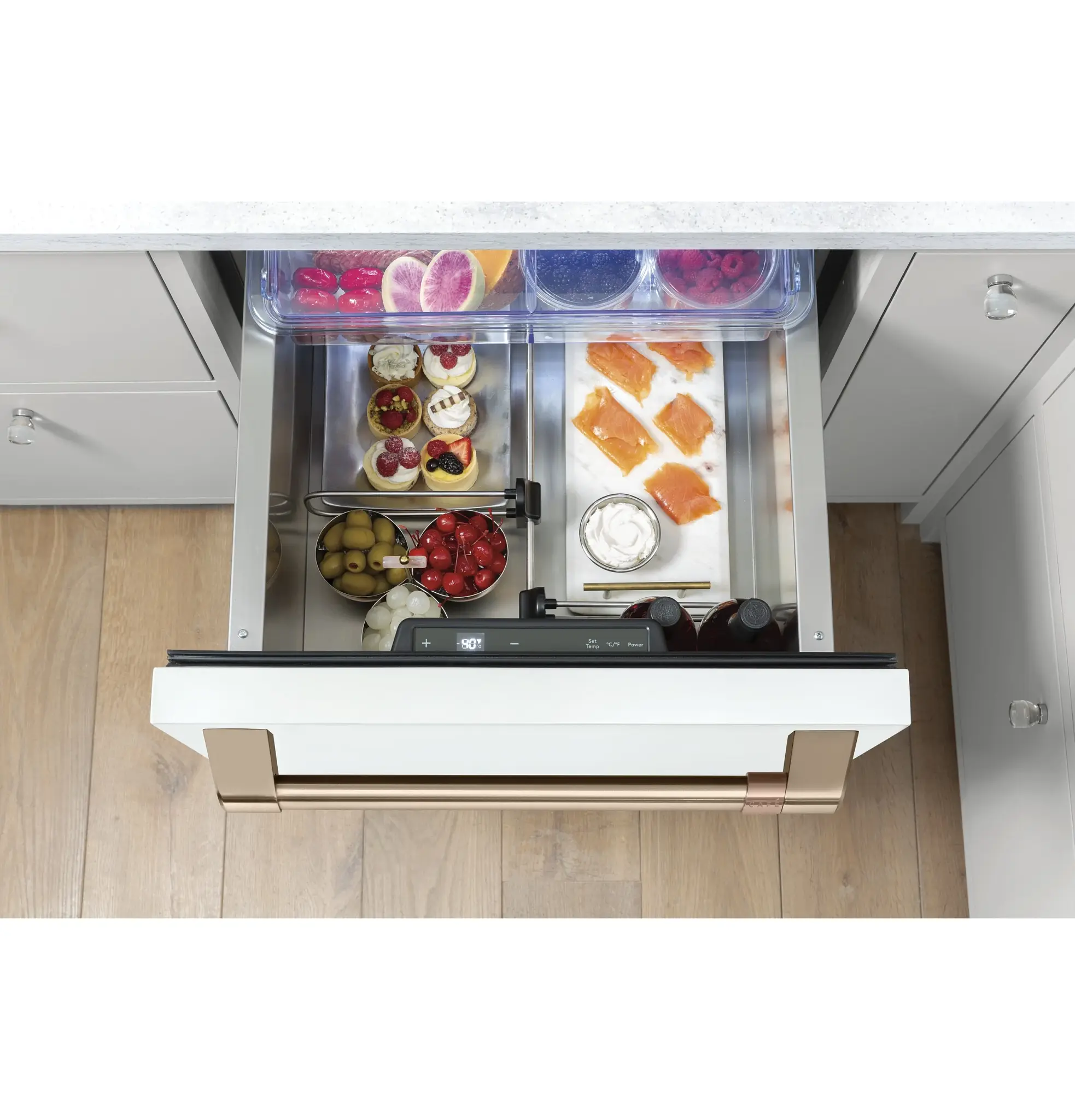 Cafe 06 Series White Undercounter Refrigerator Cafe 06 Series White Undercounter Refrigerator