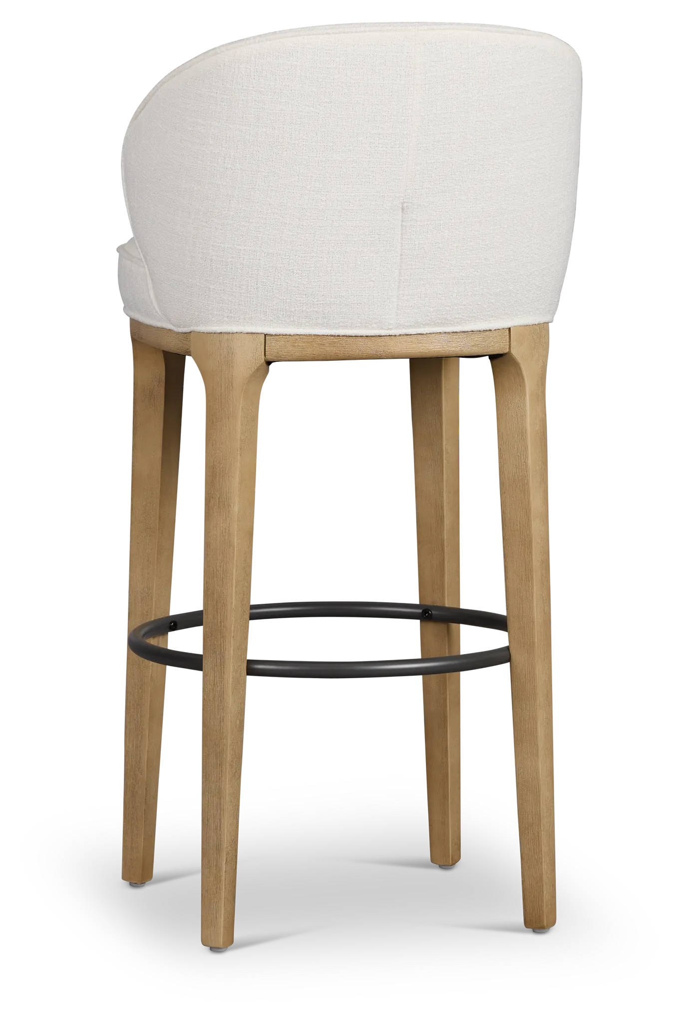 Libby Whitefabric 30" Upholstered Barstool