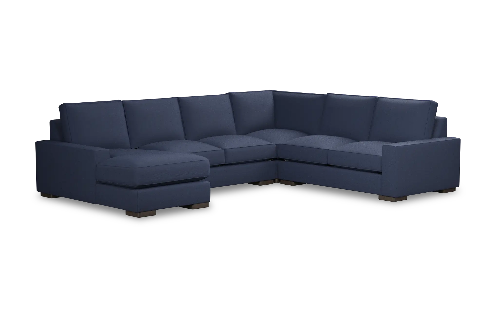 Edgewater Peyton Dark Blue Medium Left Chaise Sectional Edgewater Peyton Dark Blue Medium Left Chaise Sectional