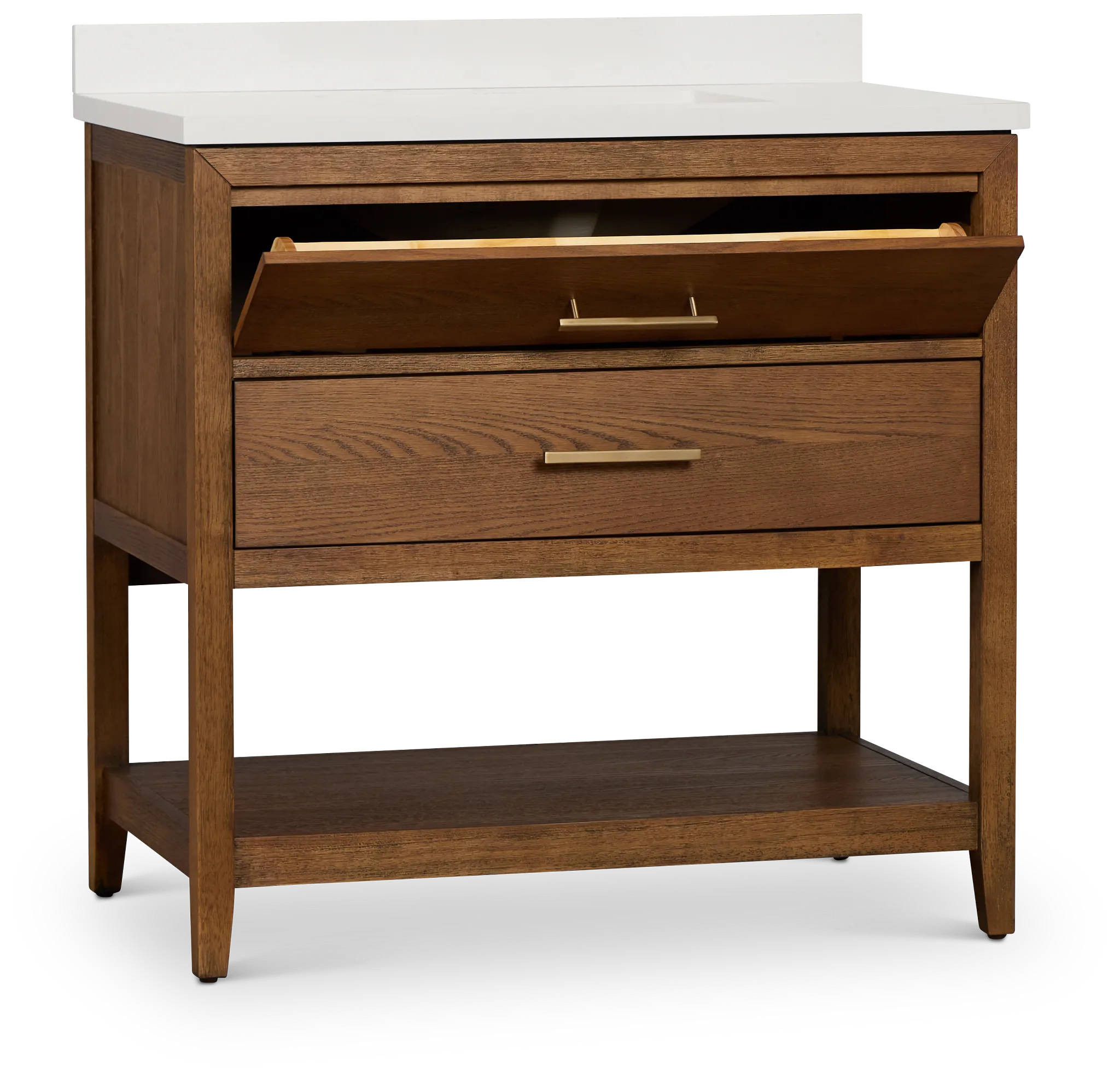 Alden Mid Tone 36" Single Bathroom Vanity