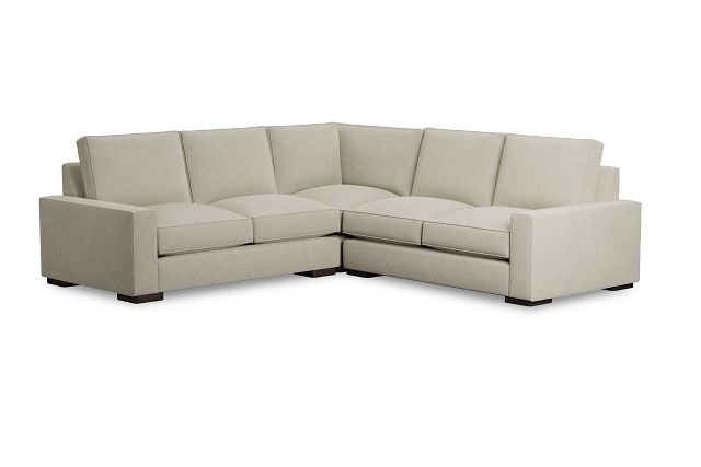 Edgewater Suave Beige Small Two-arm Sectional