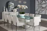 Ocean Drive 100" Glass Rectangular Table