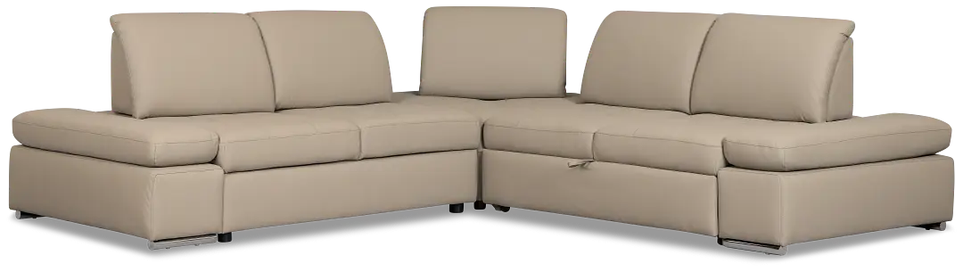 Eden Gray Micro Small 2-arm Right Sleeper Sectional Eden Gray Micro Small 2-arm Right Sleeper Sectional