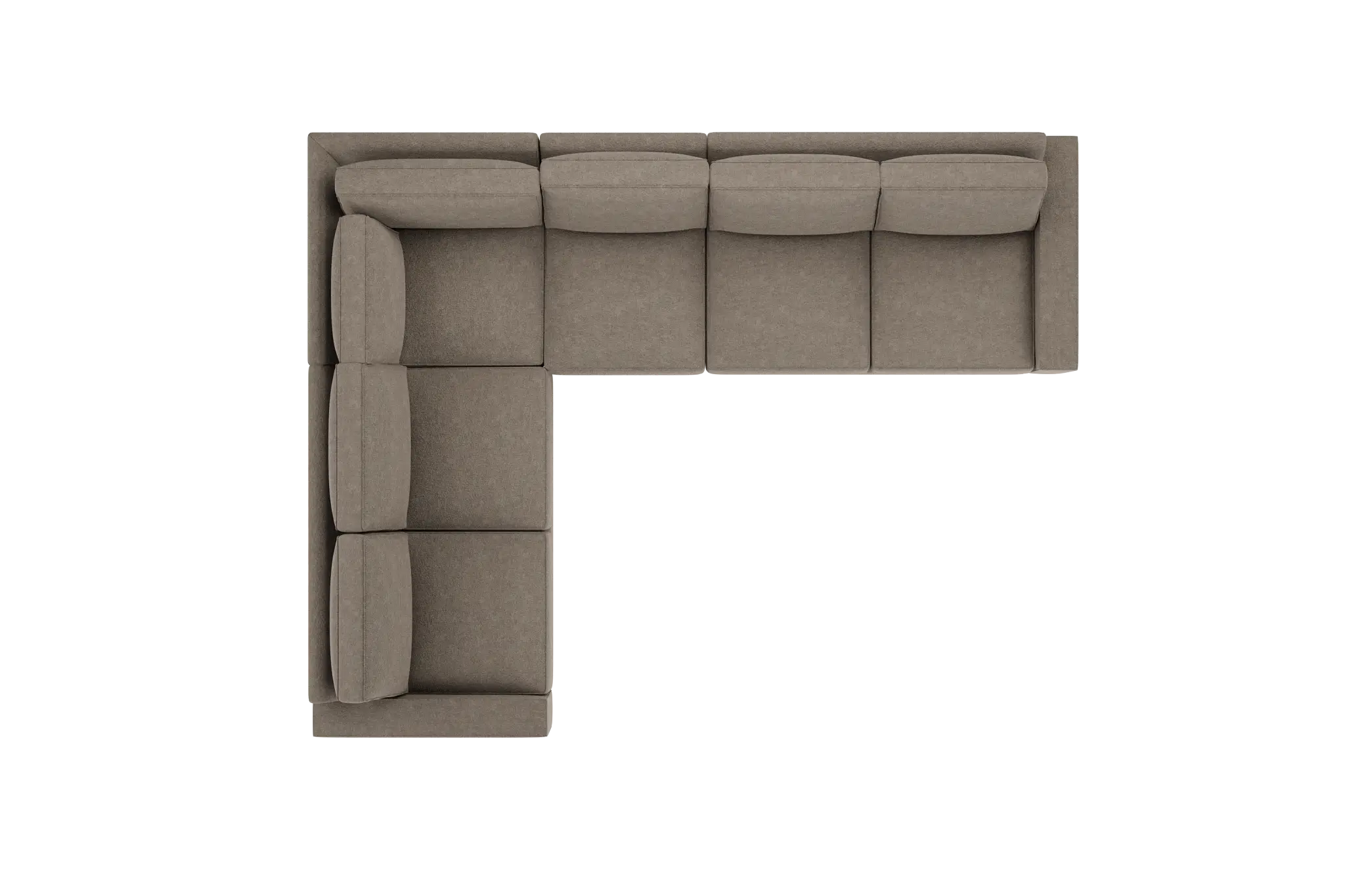 Edgewater Elite Brown Medium Two-arm Sectional Edgewater Elite Brown Medium Two-arm Sectional