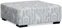 Kylie Light Gray Fabric Cocktail Ottoman