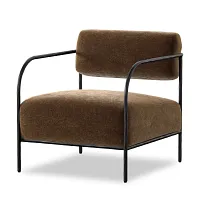 Four Hands Zoro Brown Velvet Accent Chair
