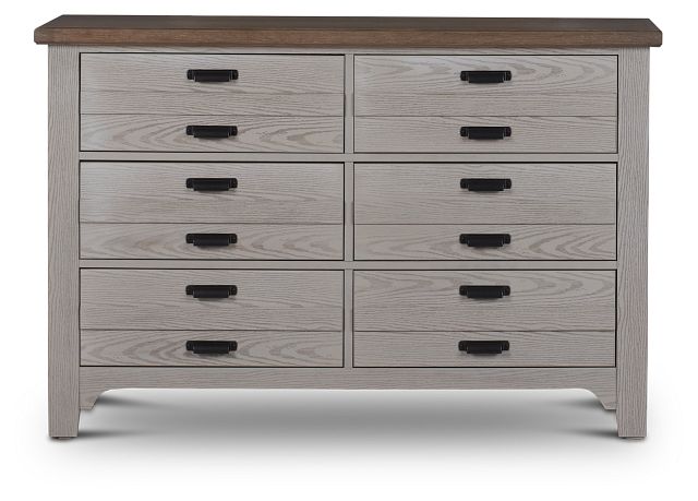 Bungalow Two-tone 6-drawer Dresser